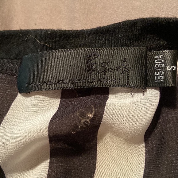 Striped jeweled skeleton tank top. - Picture 7 of 12